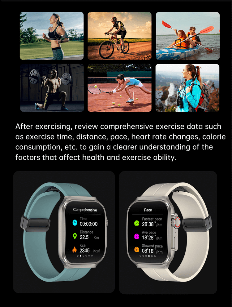 OA88 Smartwatch 1,96 pouces AMOLED Ultra Clear Screen Conception de surface flexible 3D-Shenzhen Shengye Technology Co., Ltd