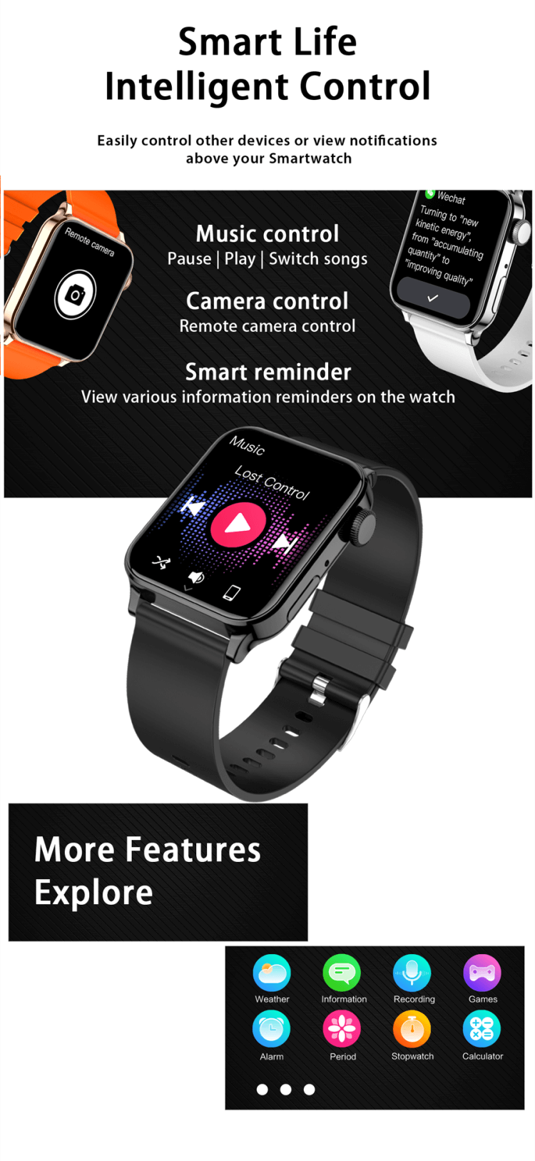 Reloj T93 Varias esferas de reloj con estilo Modos deportivos IP67 Resistente al agua-Shenzhen Shengye Technology Co.,Ltd