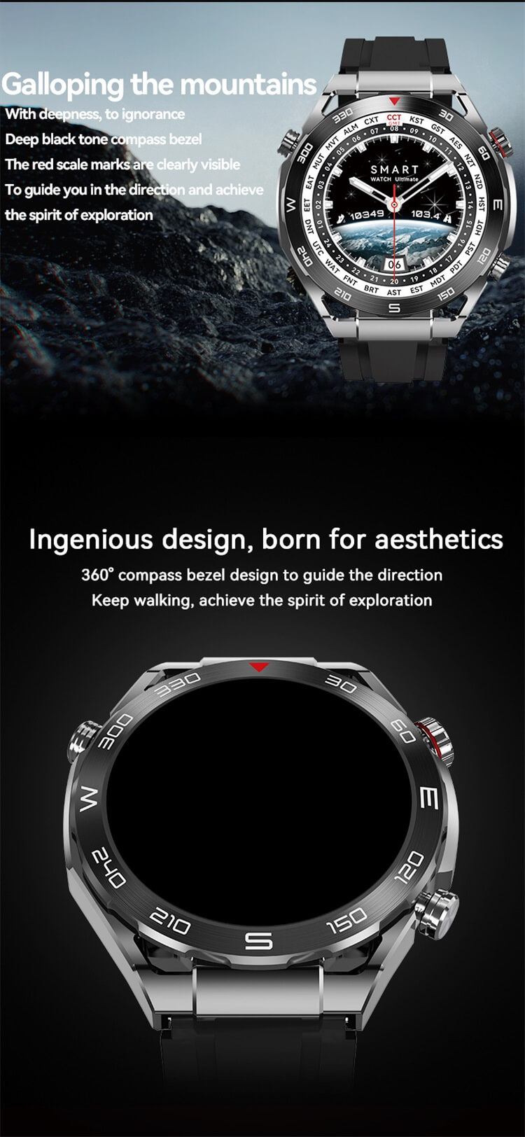 HD Watch Ultimate Long Battery Life IP68 Waterproof Round Screen-Shenzhen Shengye Technology Co.,Ltd