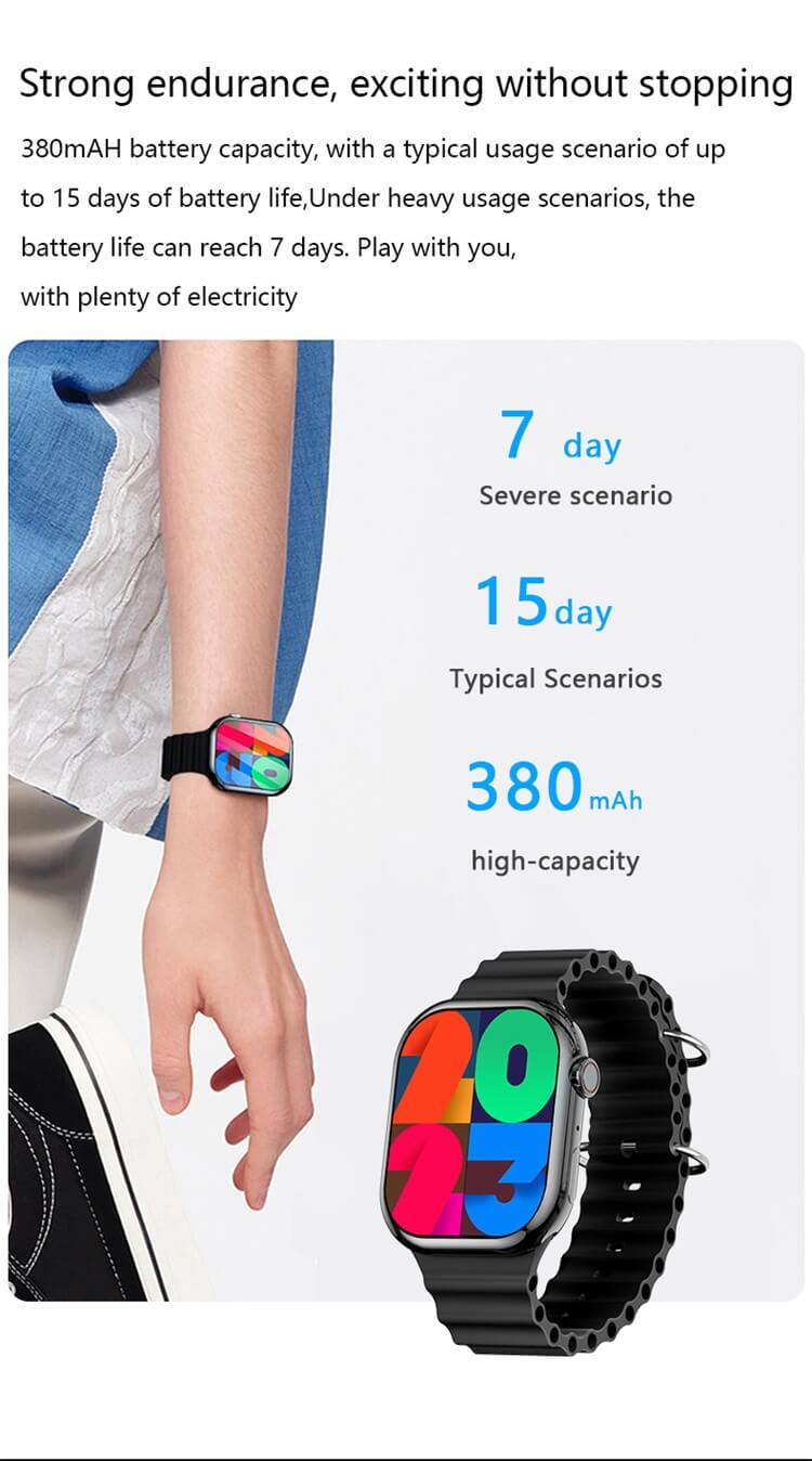 V9 PRO MAX 2,2 cala AMOLED Smartwatch Funkcja NFC Różne tryby sportowe-Shenzhen Shengye Technology Co., Ltd