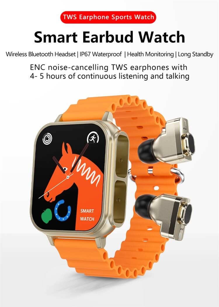 N22 Smart Watch ENC Noise Cancelling TWS Earphones NFC Function IP67 Waterproof-Shenzhen Shengye Technology Co.,Ltd