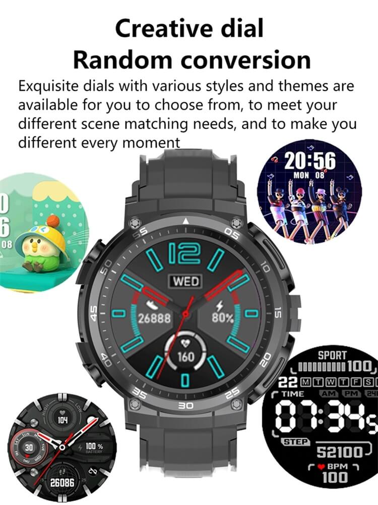 M68 TWS Sports Watch Health Measurement Remote Control Photography IP67 Waterproof-Shenzhen Shengye Technology Co.,Ltd