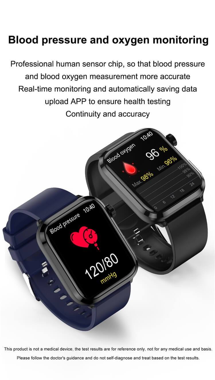 ET210 ECG Smart Watch Lipide Uric Acid Monitoring Al medische diagnose Ademhalingstraining-Shenzhen Shengye Technology Co., Ltd