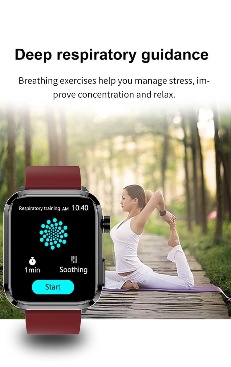 ET210 EKG Smart Watch Lipid-Harnsäure-Überwachung Al Medizinische Diagnose Atemtraining-Shenzhen Shengye Technology Co., Ltd