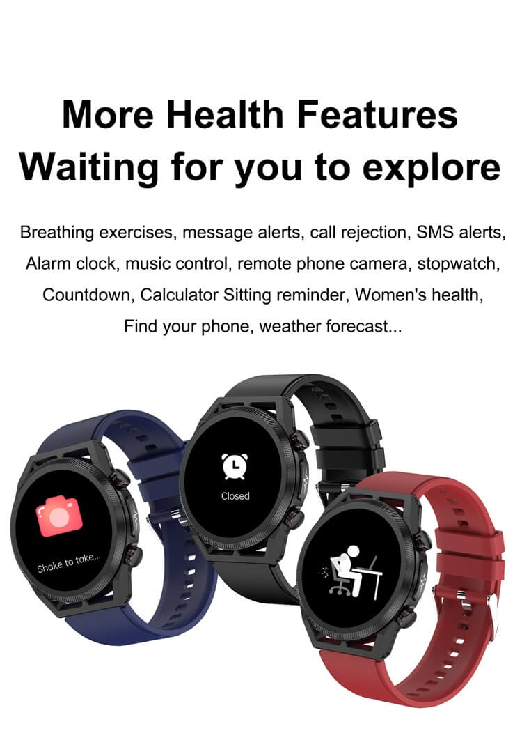 ET310 Smartwatch Funkcja EKG Pomiar lipidów i kwasu moczowego Monitorowanie temperatury-Shenzhen Shengye Technology Co., Ltd