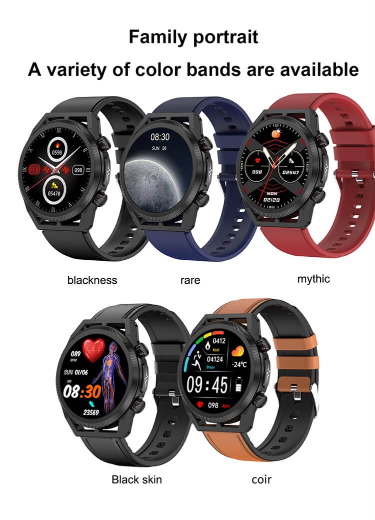 ET310 Smartwatch fonction ECG mesure de l'acide urique lipidique surveillance de la température-Shenzhen Shengye Technology Co., Ltd