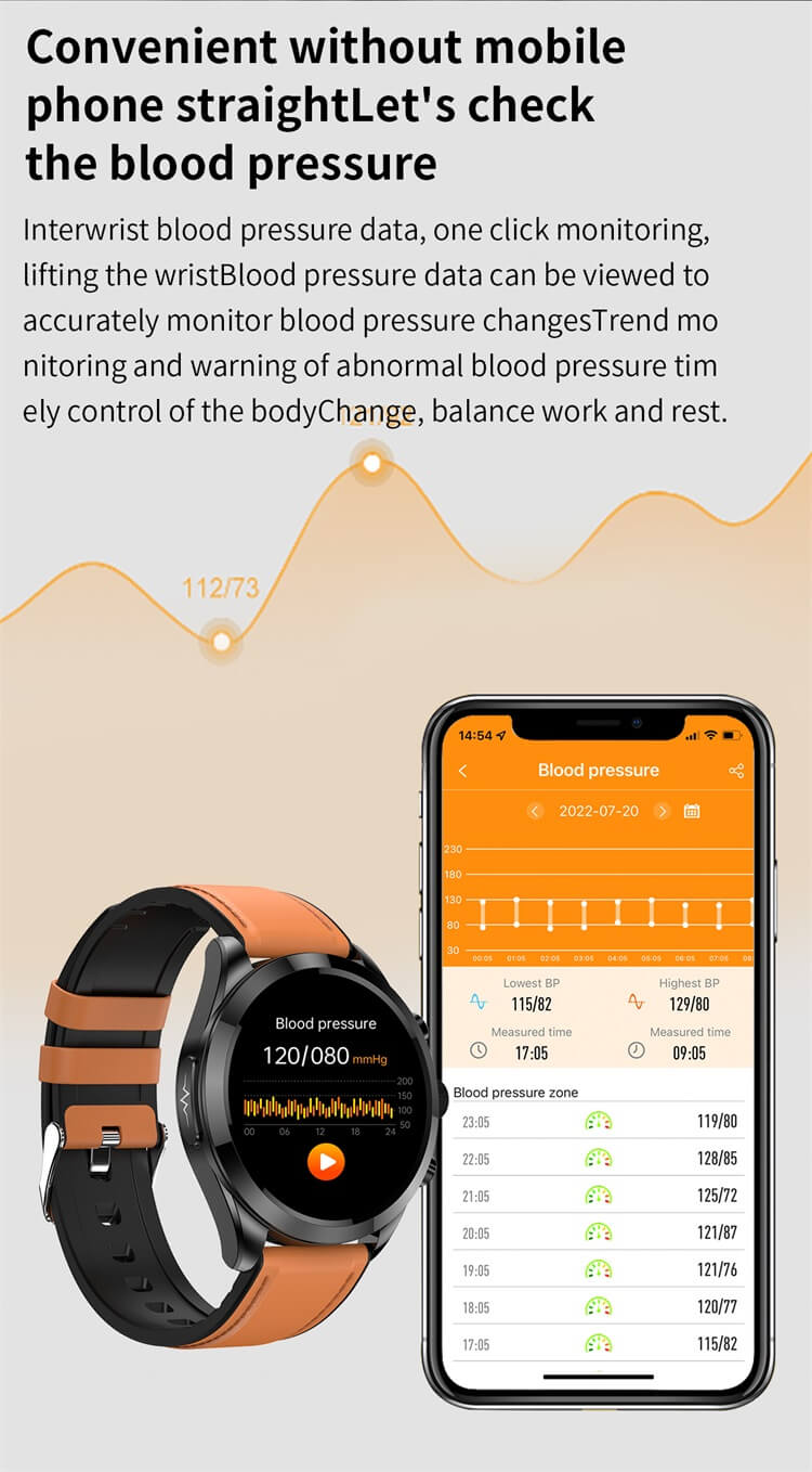 Inteligentny zegarek ET440 Test EKG Monitorowanie poziomu glukozy we krwi Funkcja spełniona IP67 Wodoodporność-Shenzhen Shengye Technology Co., Ltd