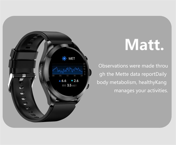 ET440 Smart Watch EKG-teszt Vércukor-monitoring Met Function IP67 Waterproof-Shenzhen Shengye Technology Co., Ltd.