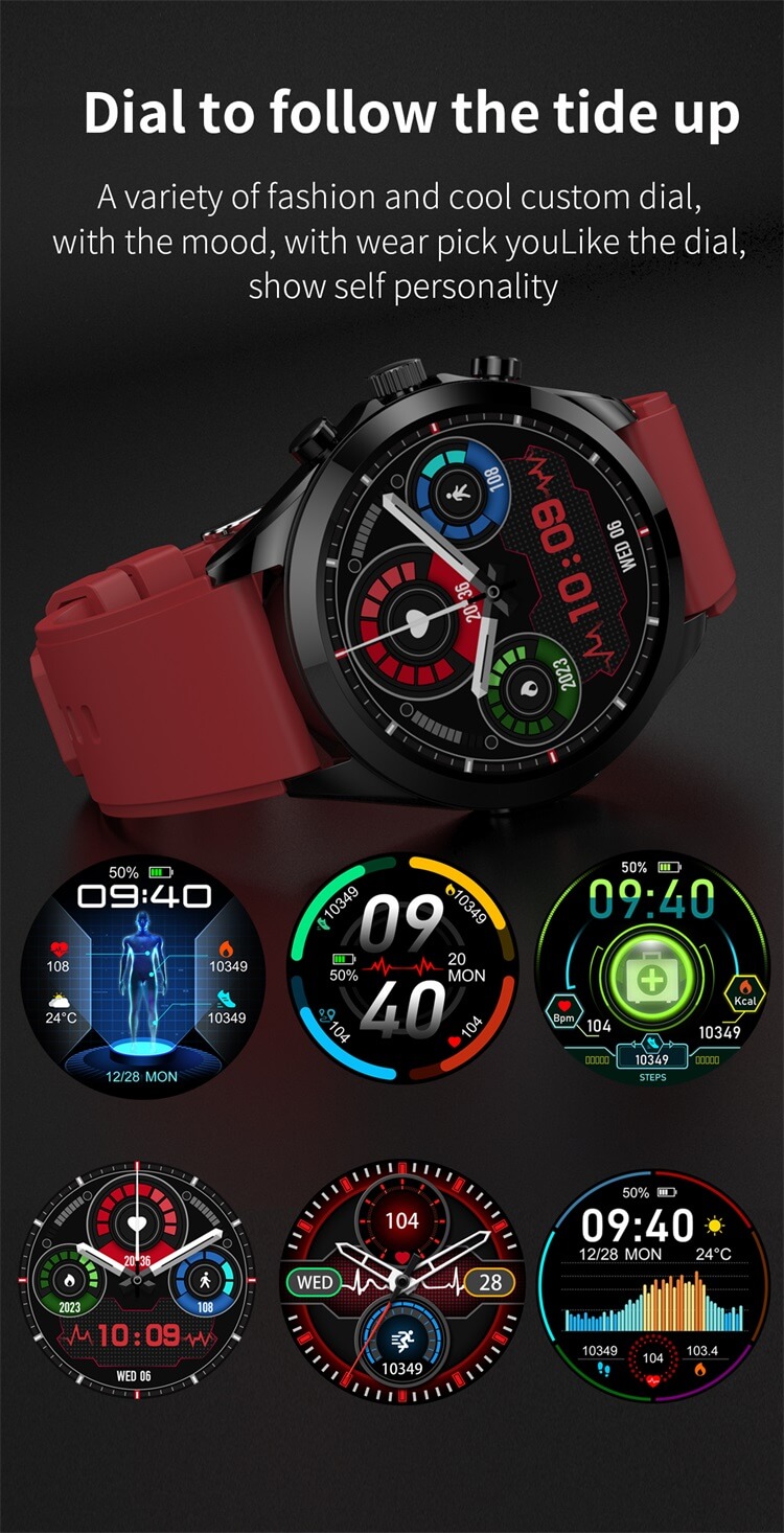 ET440 Smart Watch EKG-teszt Vércukor-monitoring Met Function IP67 Waterproof-Shenzhen Shengye Technology Co., Ltd.