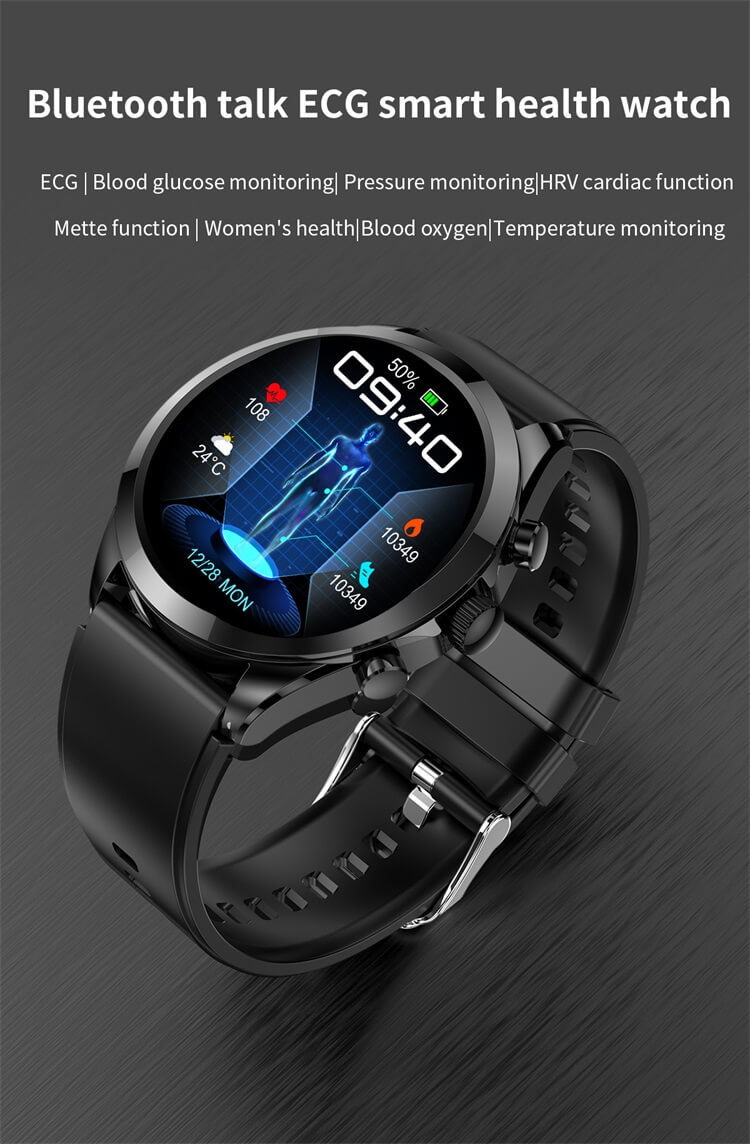 ET440 Smart Watch ECG Test Monitoraggio della glicemia Funzione soddisfatta IP67 Impermeabile-Shenzhen Shengye Technology Co., Ltd