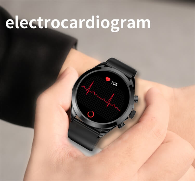 Reloj inteligente ET440 Prueba de ECG Monitoreo de glucosa en sangre Función cumplida IP67 Resistente al agua-Shenzhen Shengye Technology Co.,Ltd