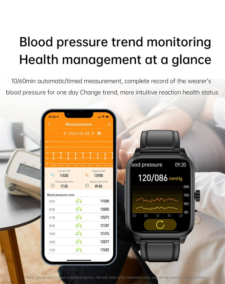 ET540 Smart Watch ECG + PPG HRV AI Diagnosi medica Controllo accessi NFC-Shenzhen Shengye Technology Co., Ltd