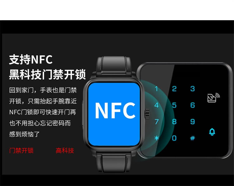 ET540 Smart Watch  ECG+PPG HRV AI Medical Diagnosis NFC Access Control-Shenzhen Shengye Technology Co.,Ltd