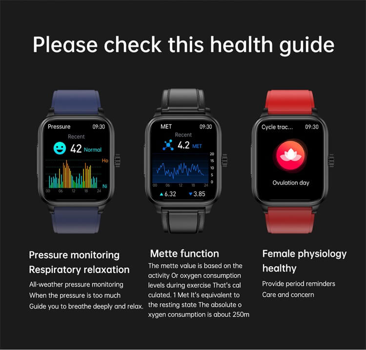 ET540 Smart Watch ECG + PPG HRV AI Medische diagnose NFC-toegangscontrole-Shenzhen Shengye Technology Co., Ltd