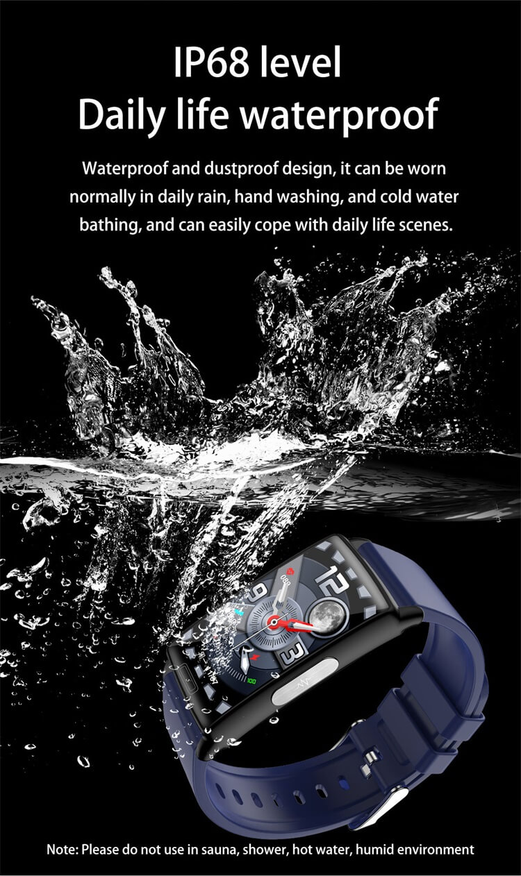 E610 Health Smartwatch Monitoreo de glucosa en sangre Prueba de ECG Variabilidad HRV-Shenzhen Shengye Technology Co., Ltd