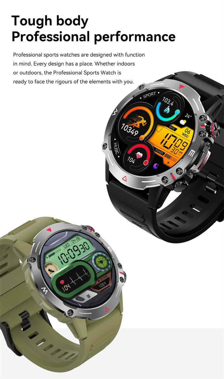 HK87 AMOLED Smartwatch AI Spraakassistent NFC Toegangscontrole Gezondheidsmeting-Shenzhen Shengye Technology Co.,Ltd