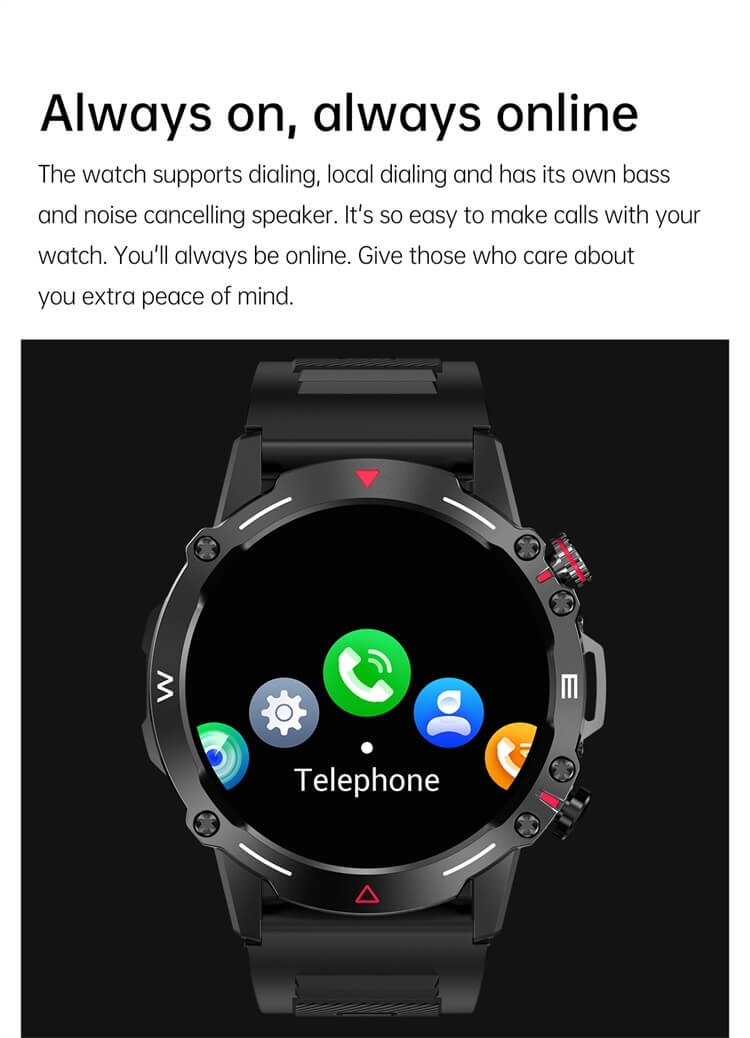 HK87 AMOLED Smartwatch AI Spraakassistent NFC Toegangscontrole Gezondheidsmeting-Shenzhen Shengye Technology Co.,Ltd