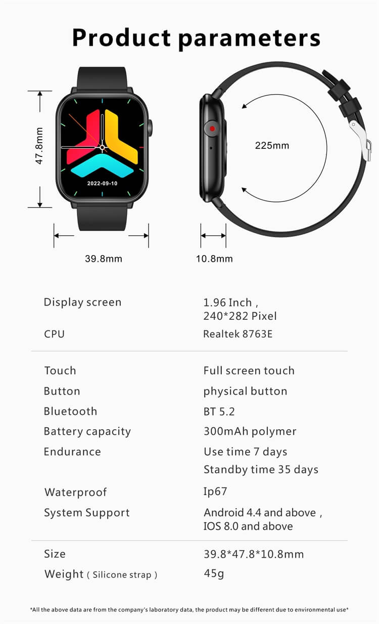 QX9 IPS Screen Smartwatch Temperature monitorihg HiFi Music Play AI Voice Assistant-Shenzhen Shengye Technology Co.,Ltd