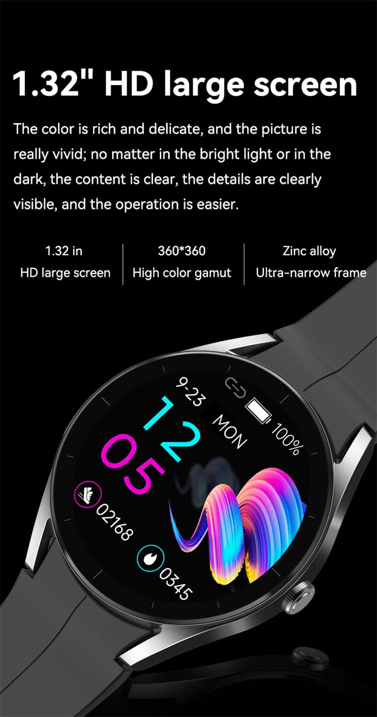 KS05 Smartwatch AI Voice Assistant ECG Test Blood Glucose Monitoring-Shenzhen Shengye Technology Co.,Ltd