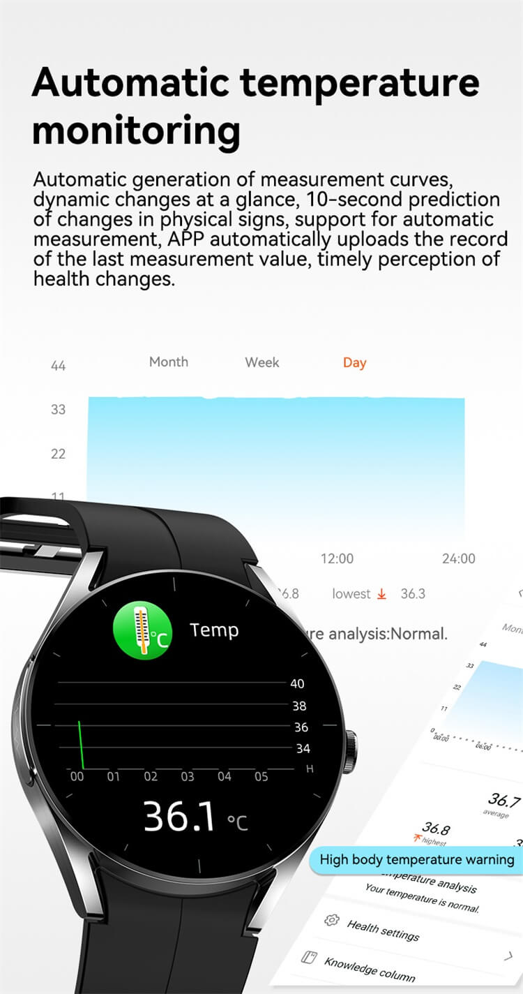 KS05 Smartwatch AI Voice Assistant ECG Test Blood Glucose Monitoring-Shenzhen Shengye Technology Co.,Ltd