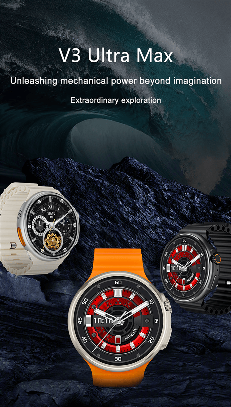 V3 Ultra Max Smartwatch longue endurance NFC contrôle d'accès paiement hors ligne-Shenzhen Shengye Technology Co., Ltd