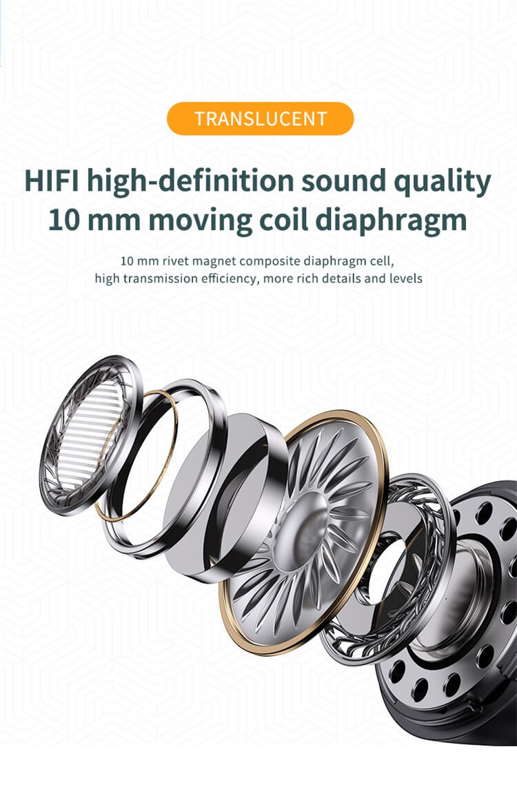 TM10 Earphone HIFI Stereo Sound Quality Strong Momentum Smart Noise Reduction-Shenzhen Shengye Technology Co.,Ltd