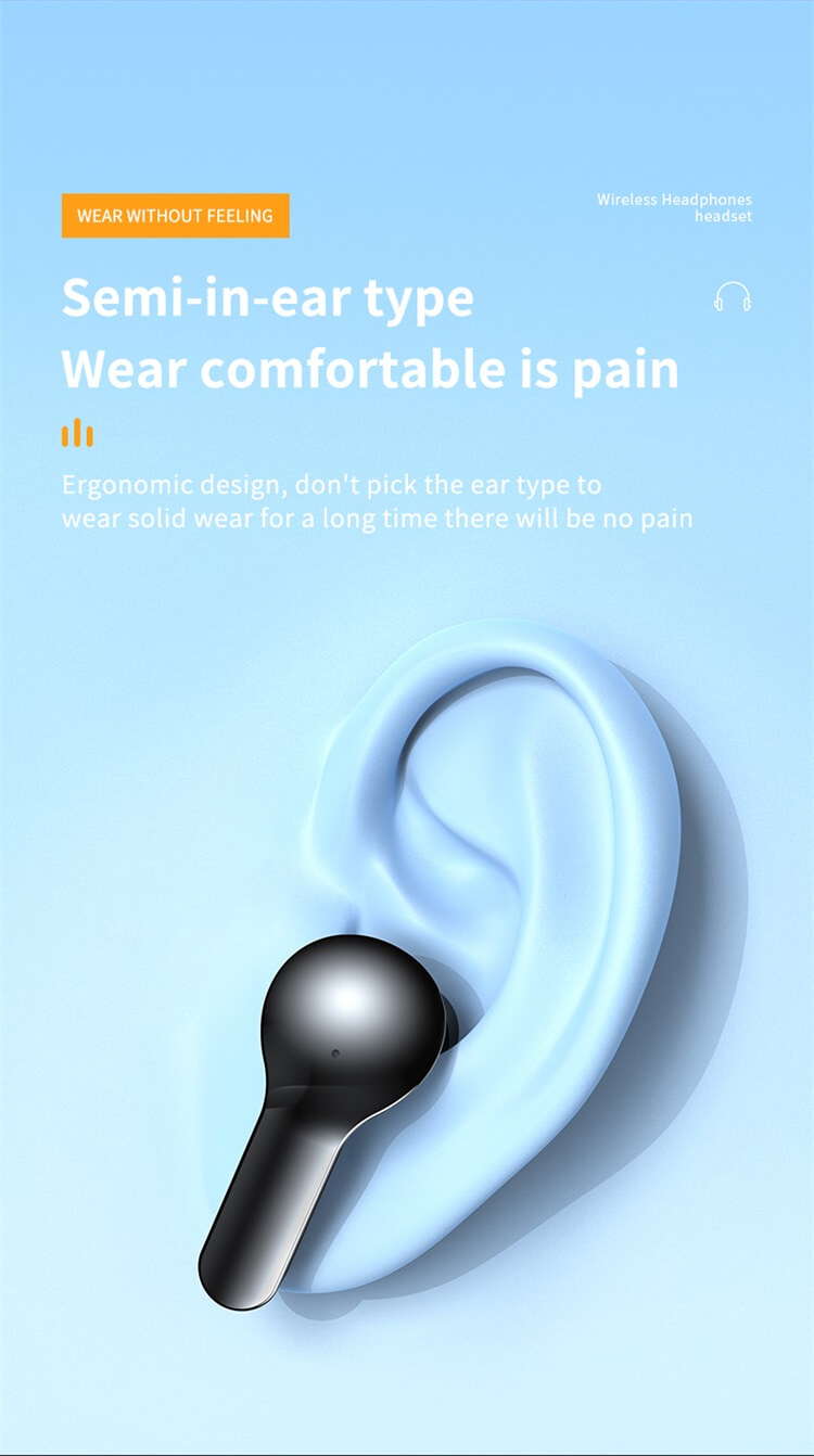 TM20 Earphone Translucent Shell Design Smart Voice Reduction Low Latency Games-Shenzhen Shengye Technology Co.,Ltd