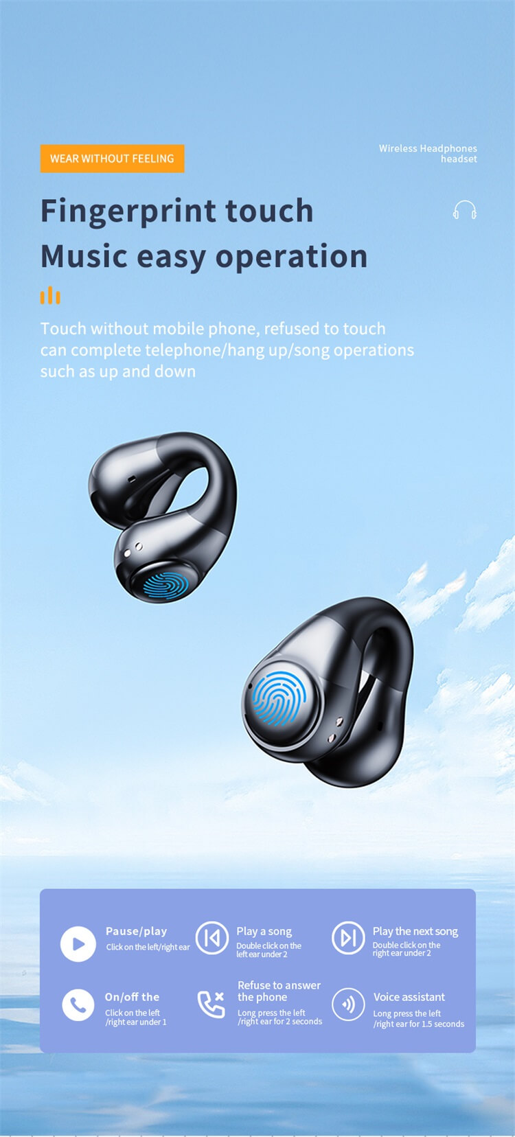 JR01 Earphone Transparent Space Capsule Smart Voice Reduction HiFi Stereo Sound Quality-Shenzhen Shengye Technology Co.,Ltd