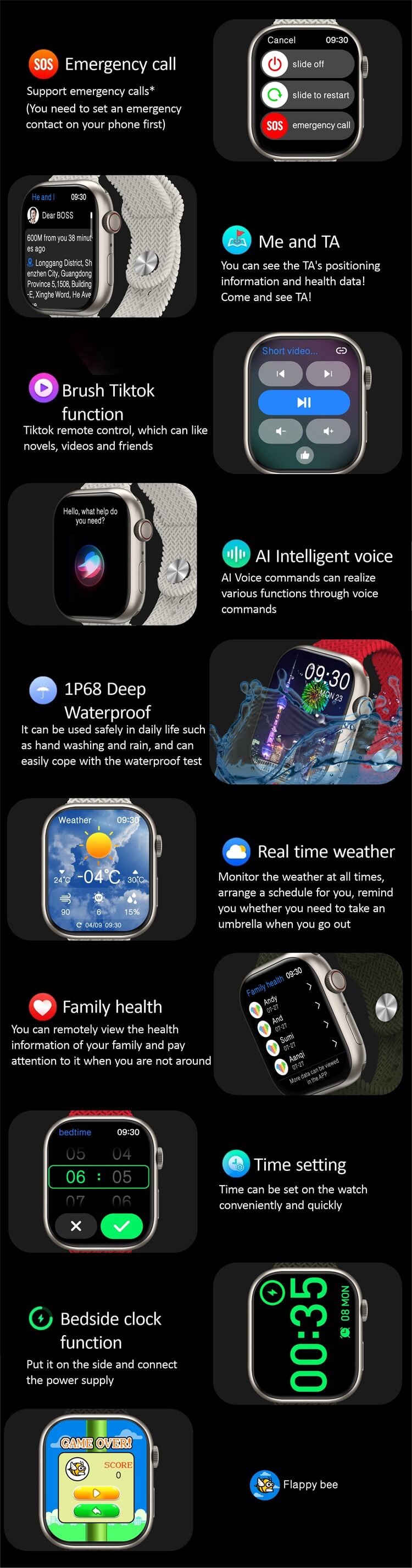 Reloj inteligente HK9 Pro Max AMOLED-Shenzhen Shengye Technology Co.,Ltd