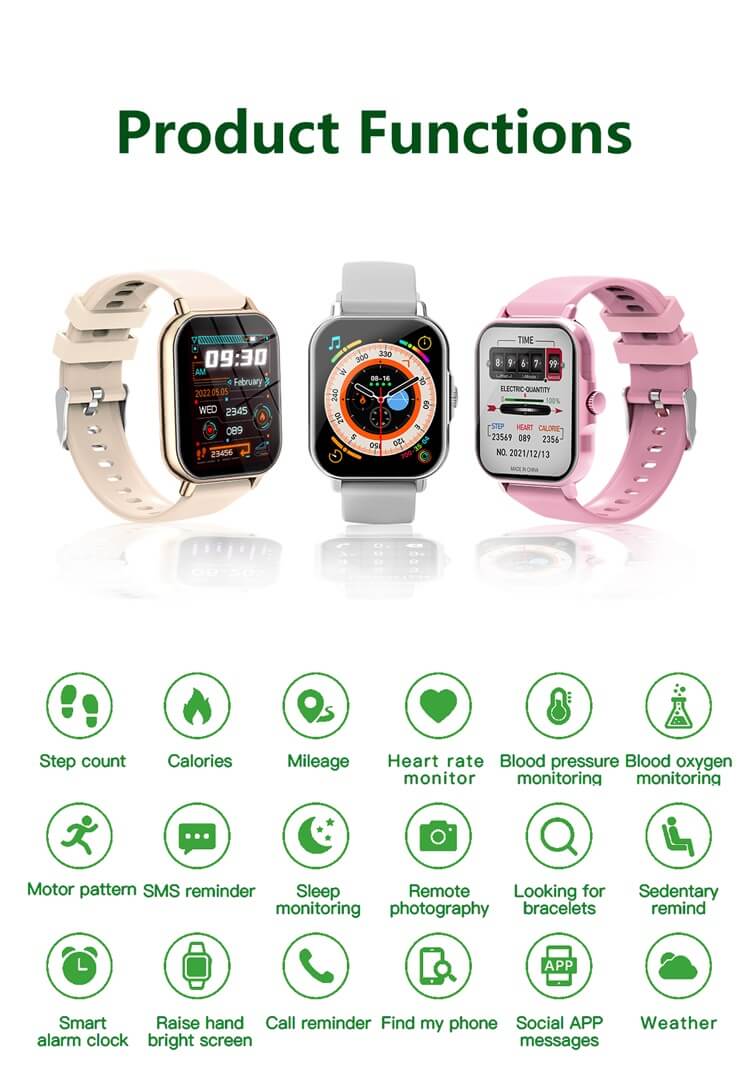 H15 Smartwatch Health Measurement Remote Photograghy ECG Monitoring-Shenzhen Shengye Technology Co.,Ltd