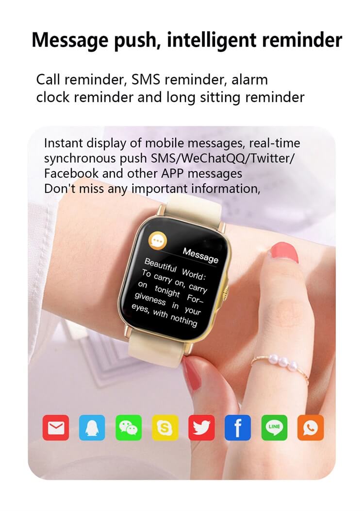 H15 Smartwatch Health Measurement Remote Photograghy ECG Monitoring-Shenzhen Shengye Technology Co.,Ltd