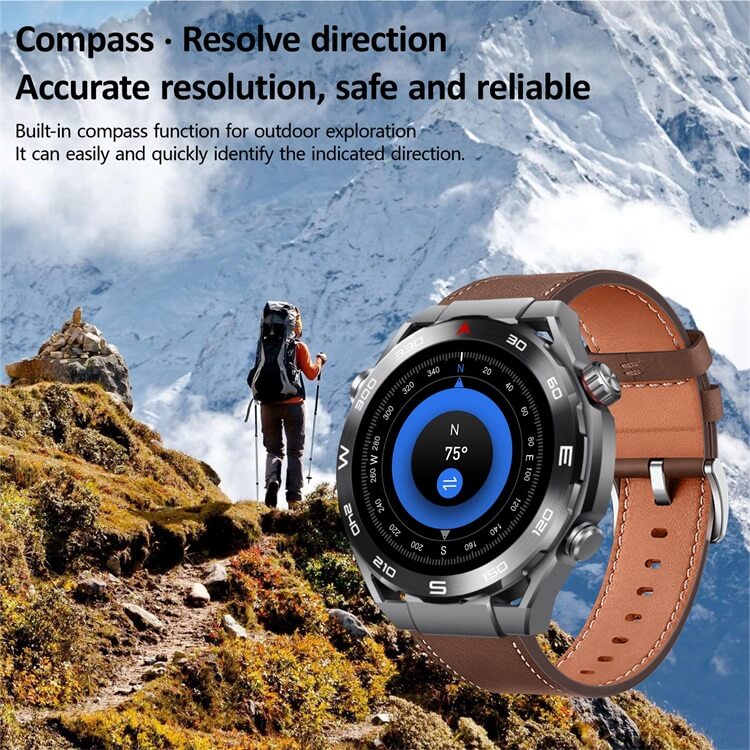 HK5 Hero AMOLED Smartwatch Compass Pattern Alipay Paiement Contrôle d'accès NFC-Shenzhen Shengye Technology Co., Ltd