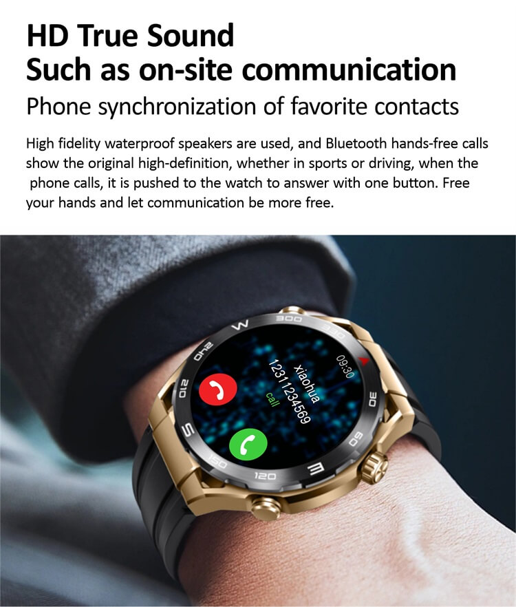 HK5 Hero AMOLED Smartwatch Bussola Modello Pagamento Alipay NFC Controllo accessi-Shenzhen Shengye Technology Co., Ltd