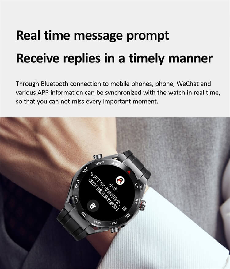 HK5 Hero AMOLED Smartwatch Compass Pattern Alipay Paiement Contrôle d'accès NFC-Shenzhen Shengye Technology Co., Ltd