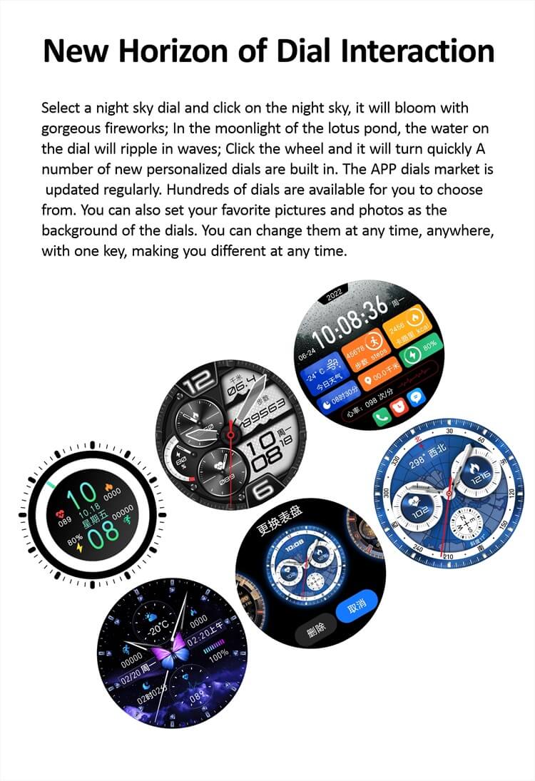 HK5 Hero AMOLED Smartwatch Compass Pattern Alipay Paiement Contrôle d'accès NFC-Shenzhen Shengye Technology Co., Ltd