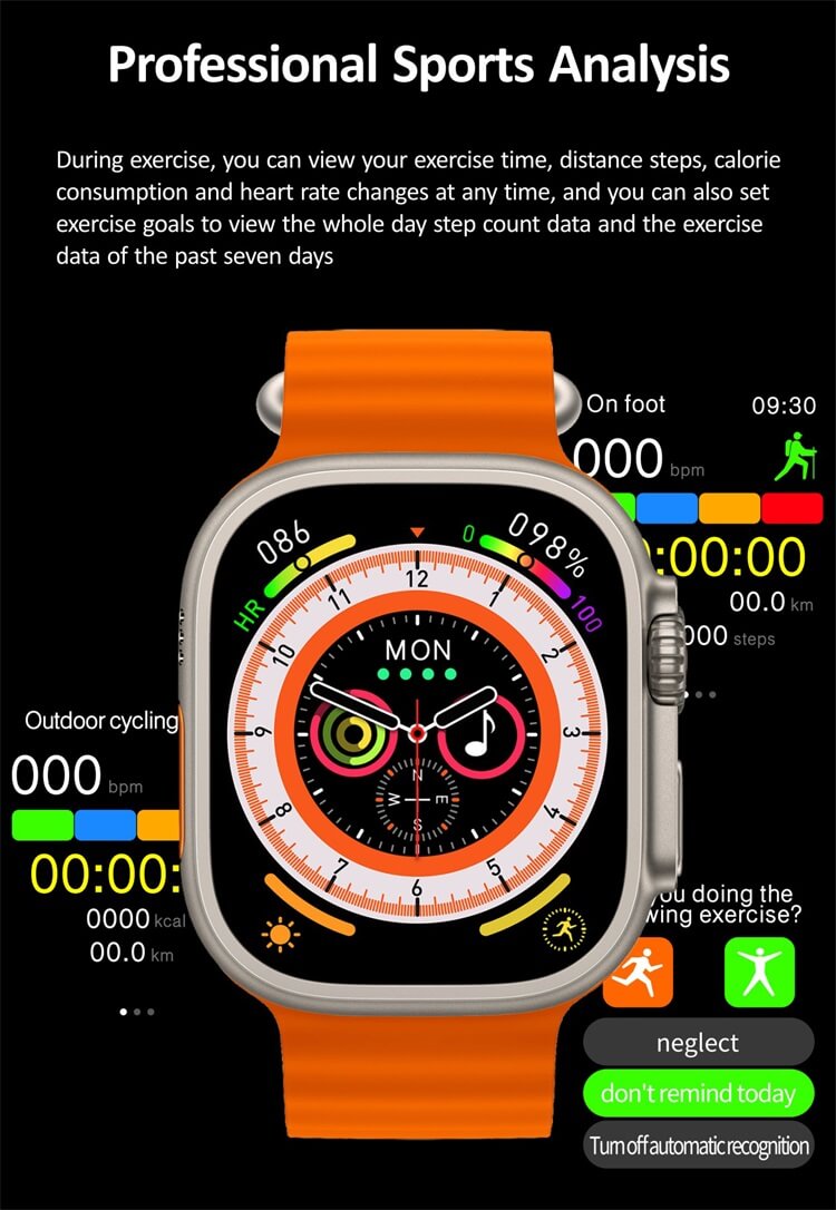 VA9 Ultra AMOLED Montre intelligente Compass Pattern NFC Contrôle d'accès Paiement hors ligne Surveillance de la santé-Shenzhen Shengye Technology Co., Ltd