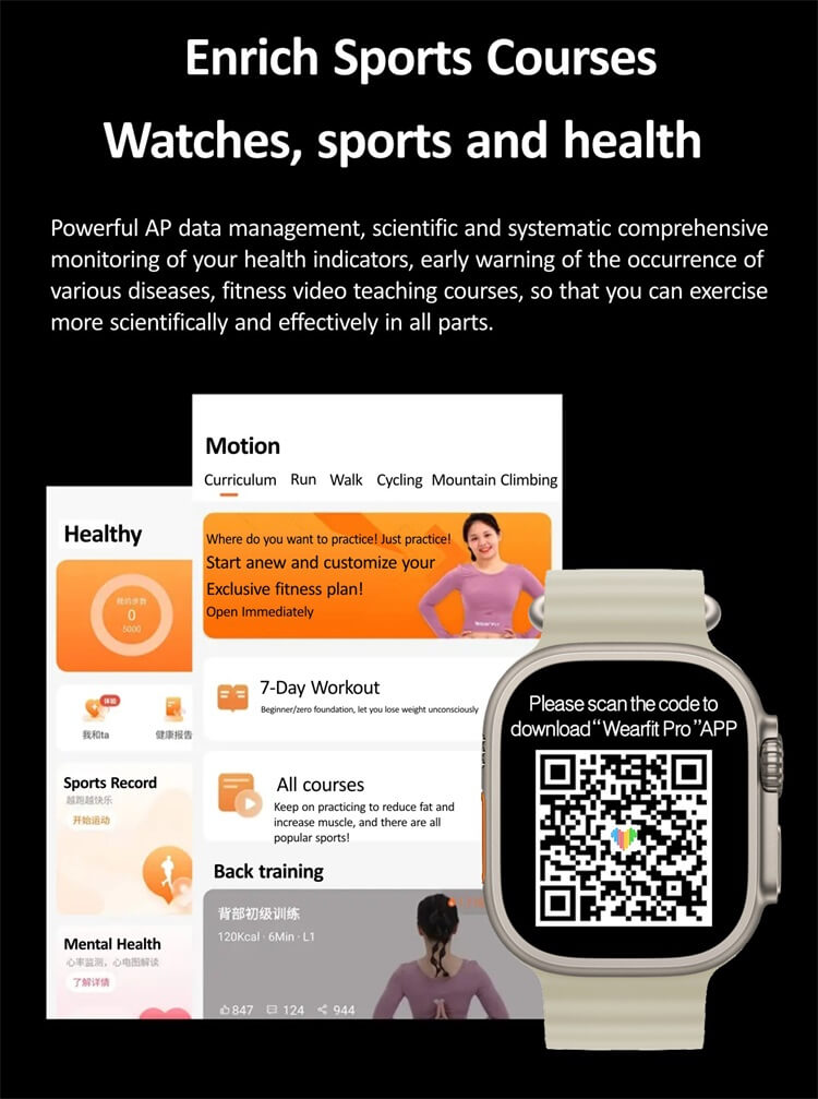 VA9 Ultra AMOLED Smart Watch Kompaspatroon NFC Toegangscontrole Offline betaling Gezondheidsmonitoring-Shenzhen Shengye Technology Co., Ltd