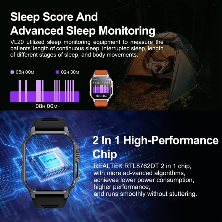 VL20 Recreación al aire libre Reloj inteligente resistente Control de acceso NFC Brújula en tiempo real IP68 Resistente al agua-Shenzhen Shengye Technology Co.,Ltd