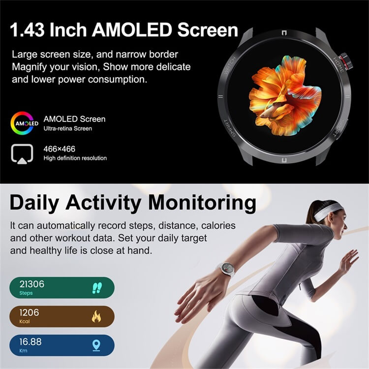 VA10 Stilvolle Fitness-Wellness-Smartwatch, Aktivitätsverfolgung, weibliche Gesundheitsfürsorge, IP68 wasserdicht – Shenzhen Shengye Technology Co., Ltd