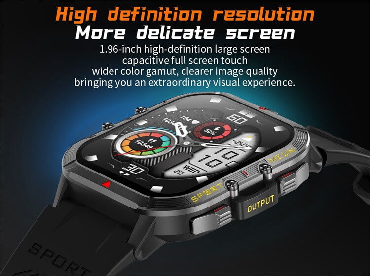 T21 Outdoor Smartwatch SOS Emergency Call 280 mAh Battery Capacity Real Time Health Monitoring-Shenzhen Shengye Technology Co.,Ltd