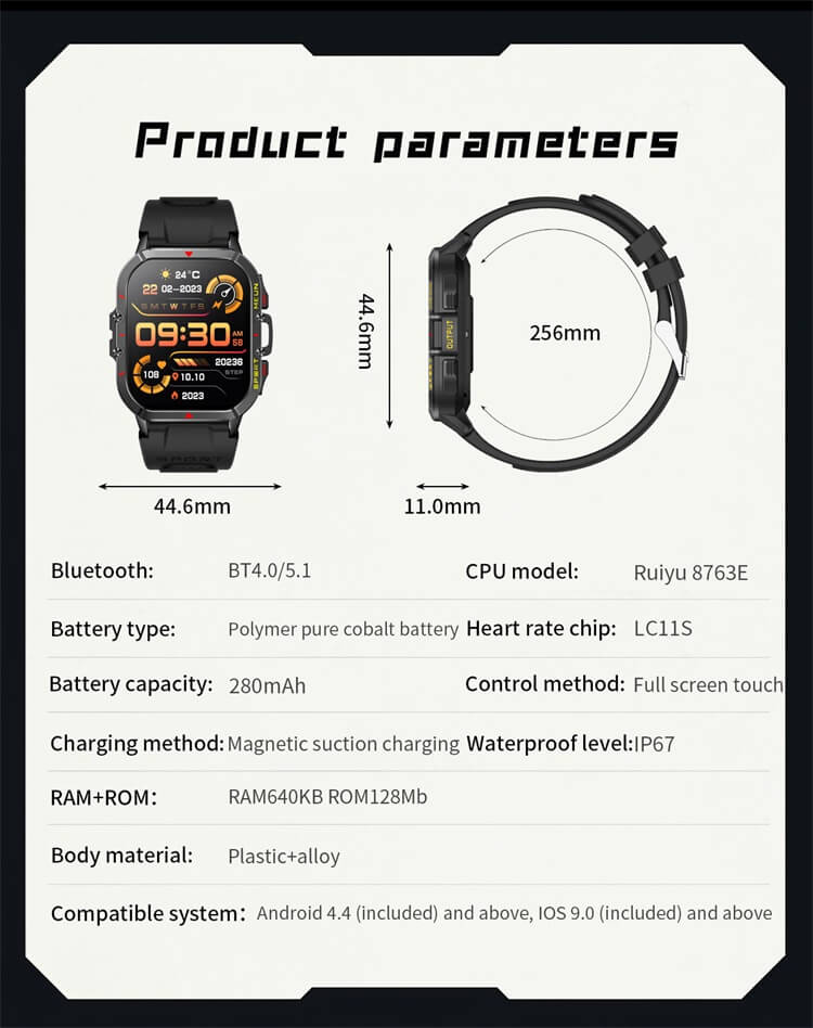 T21 Outdoor Smartwatch SOS Emergency Call 280 mAh Battery Capacity Real Time Health Monitoring-Shenzhen Shengye Technology Co.,Ltd