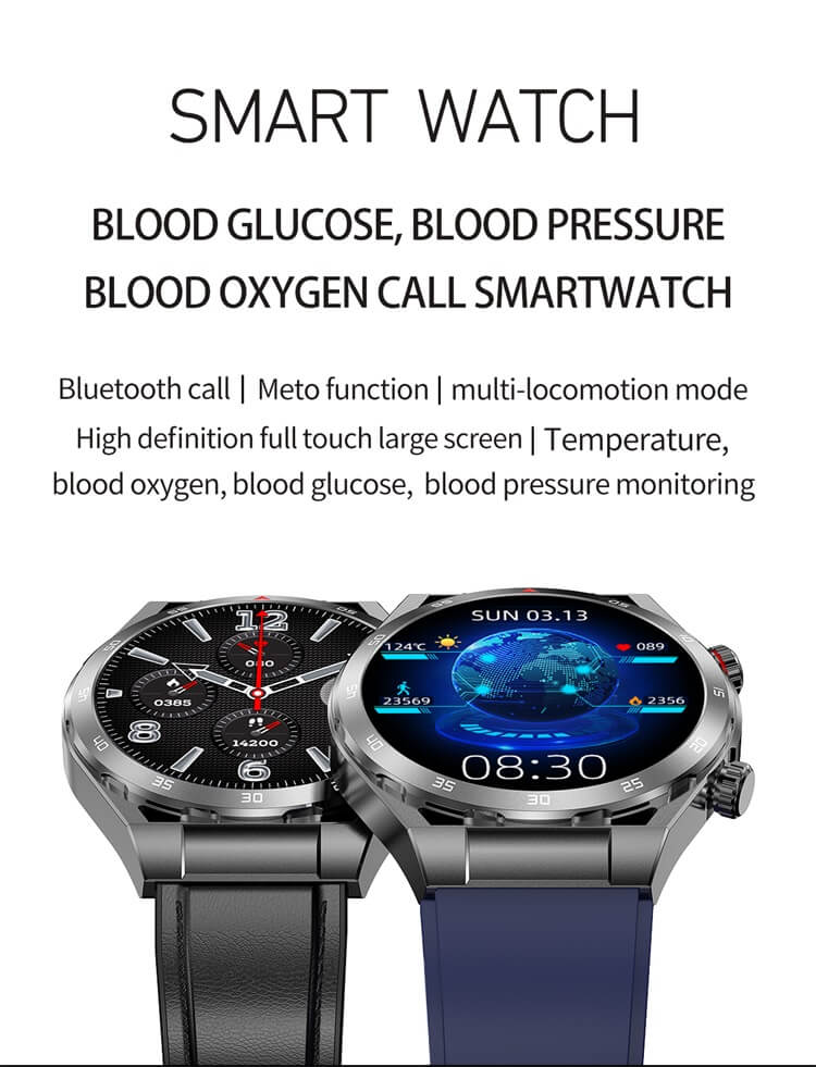 T80 Smartwatch Modalità multi sport Funzione Meto Glucosio nel sangue non invasivo-Shenzhen Shengye Technology Co.,Ltd