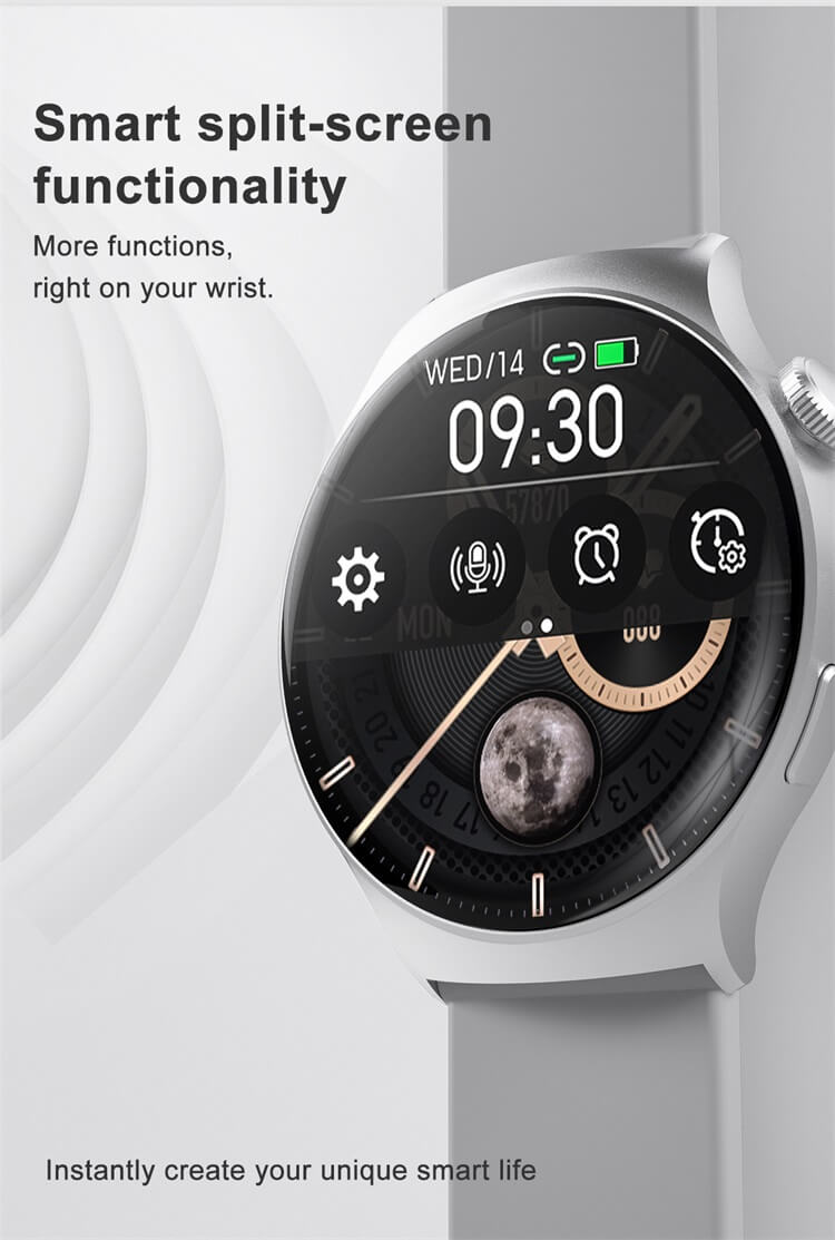 DT4 Mate Smartwatch النحافة القصوى اختبار تخطيط القلب IP68 نمط البوصلة المقاوم للماء - Shenzhen Shengye Technology Co.,Ltd