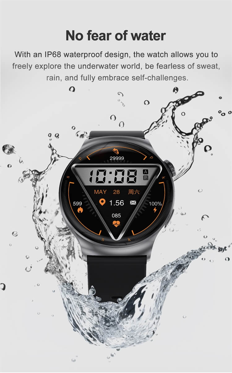 DT4 Mate Smartwatch Máxima delgadez Prueba de ECG IP68 Patrón de brújula a prueba de agua-Shenzhen Shengye Technology Co., Ltd