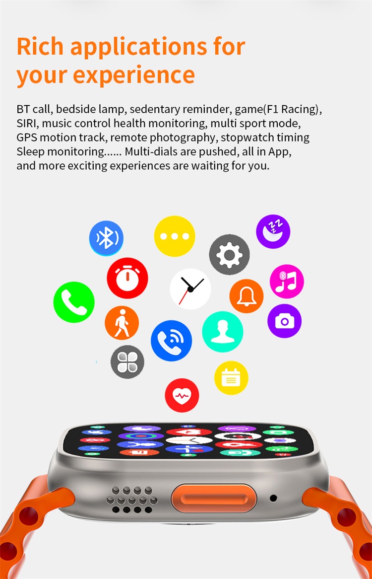 I9 Ultra Max Smartwatch 2.19 Inches HD Large Screen Borderless Design Bedside Lamp Mode-Shenzhen Shengye Technology Co.,Ltd