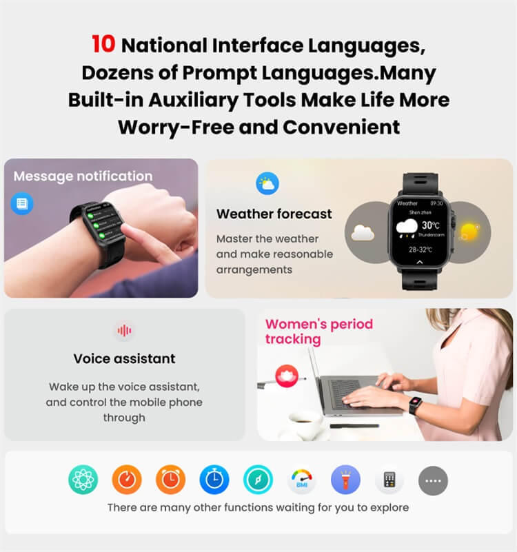 VEE Smartwatch EKG HRV MET Bluetooth Call Voice Assistant-Shenzhen Shengye Technology Co., Ltd.