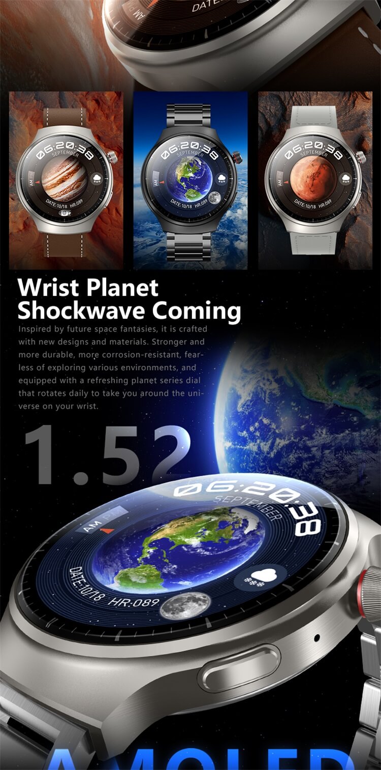 HW6 Max AMOLED Smartwatch ChatGPT Alipay رمز الصعود Baidu Navigation-Shenzhen Shengye Technology Co.,Ltd