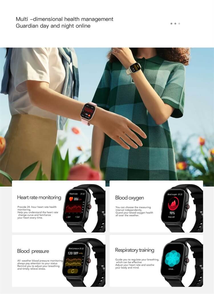 E02 Smartwatch ECG Measurement Blood Glucose 280mAh Battery Capacity-Shenzhen Shengye Technology Co.,Ltd