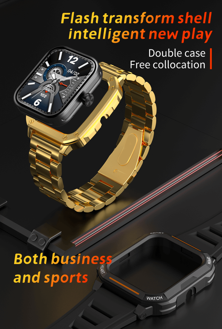 TW22 Smartwatch Double Case Sincerity Health Monitoring Compass Pattern-Shenzhen Shengye Technology Co.,Ltd