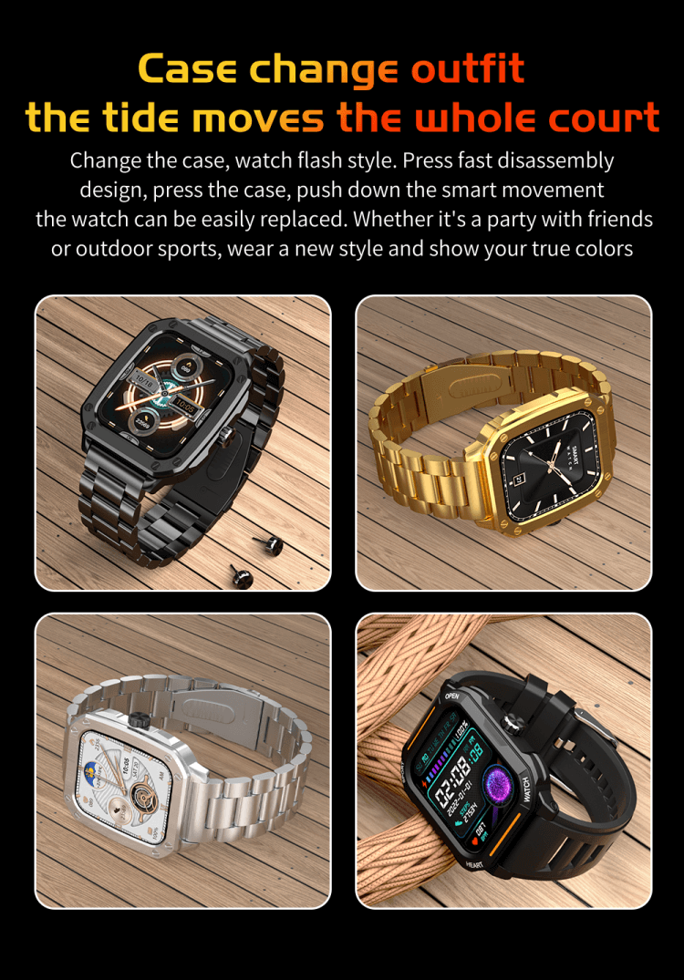 TW22 Smartwatch Double Case Sincerity Health Monitoring Compass Pattern-Shenzhen Shengye Technology Co.,Ltd